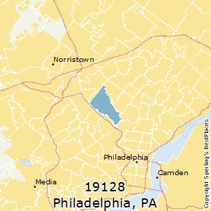 19128 Show Zip Code Map