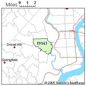 19143 Zip Code Map