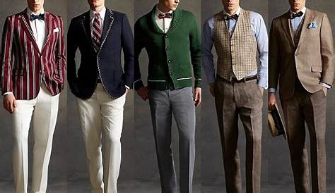 1920 Gatsby Mens Fashion