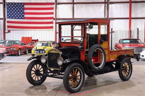 A classic 1920 Ford Model T in its original glory, showcasing its iconic design and historical significance.
