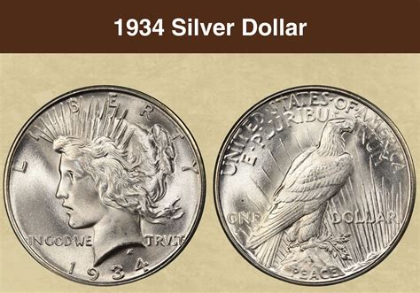 1934 silver dollar coin value