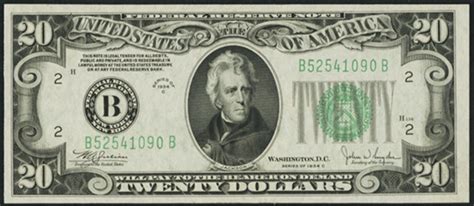 1934c 20 dollar bill
