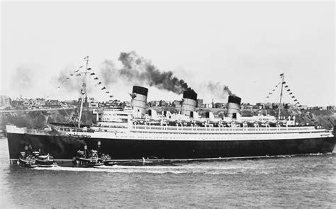1936 queen mary where did it travel