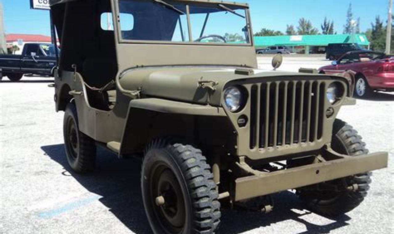 1940 1950 army jeep for sale
