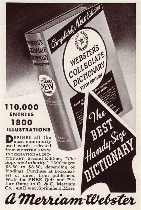 1940 webster dictionary