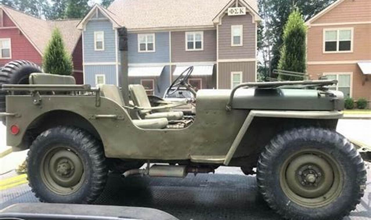 1941 slat grill jeep for sale pa