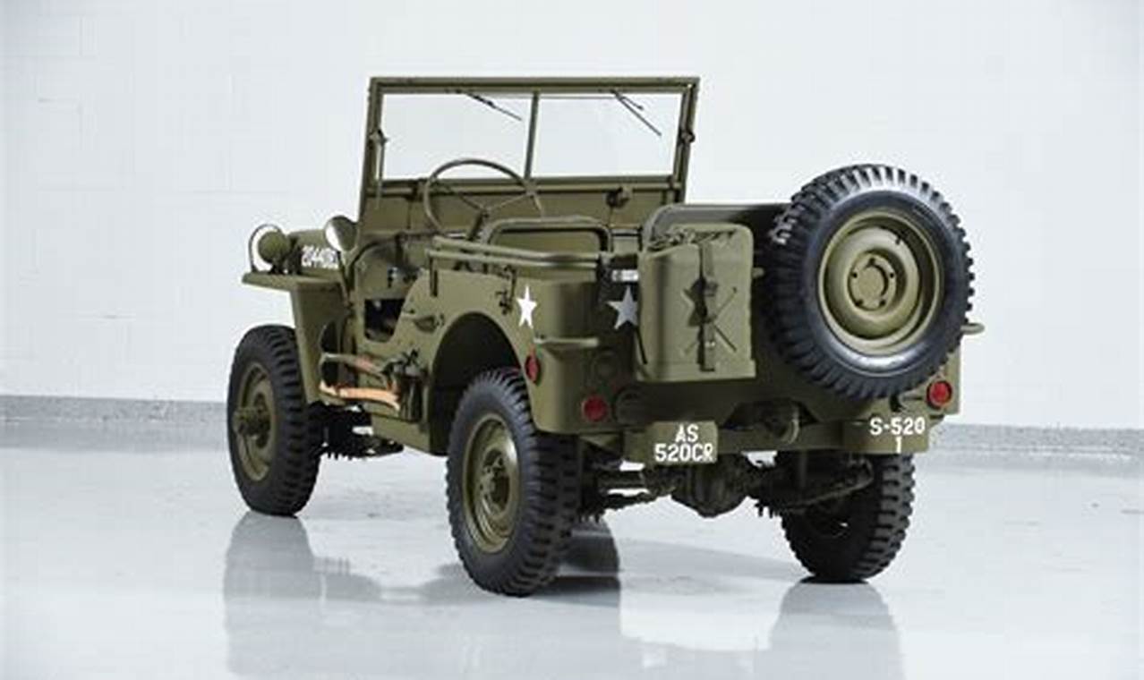 1941 willys jeep for sale