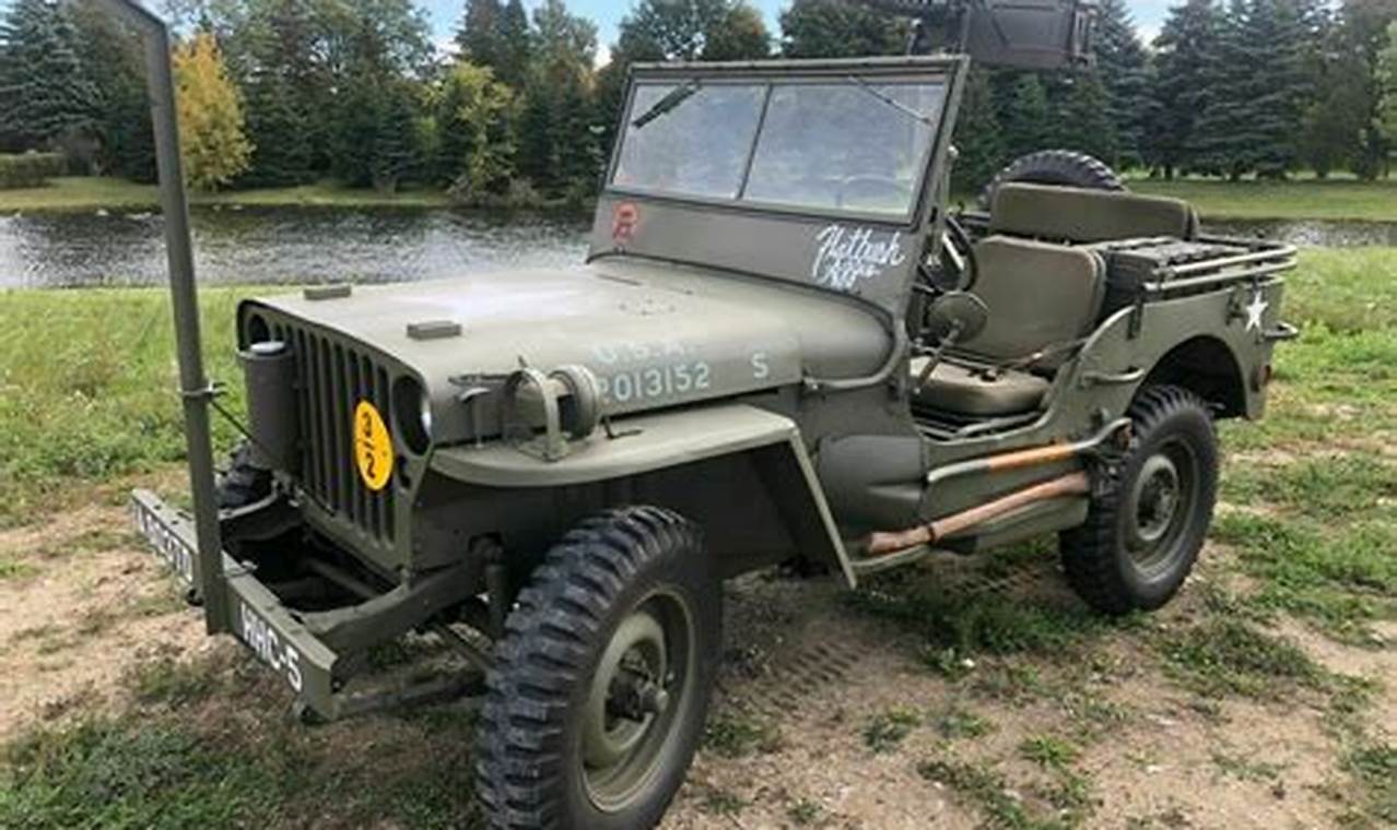 1942 gpw ford military jeep for sale