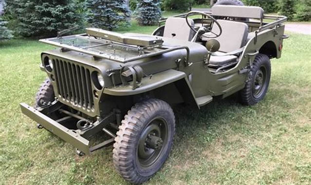 1942 military jeep for sale