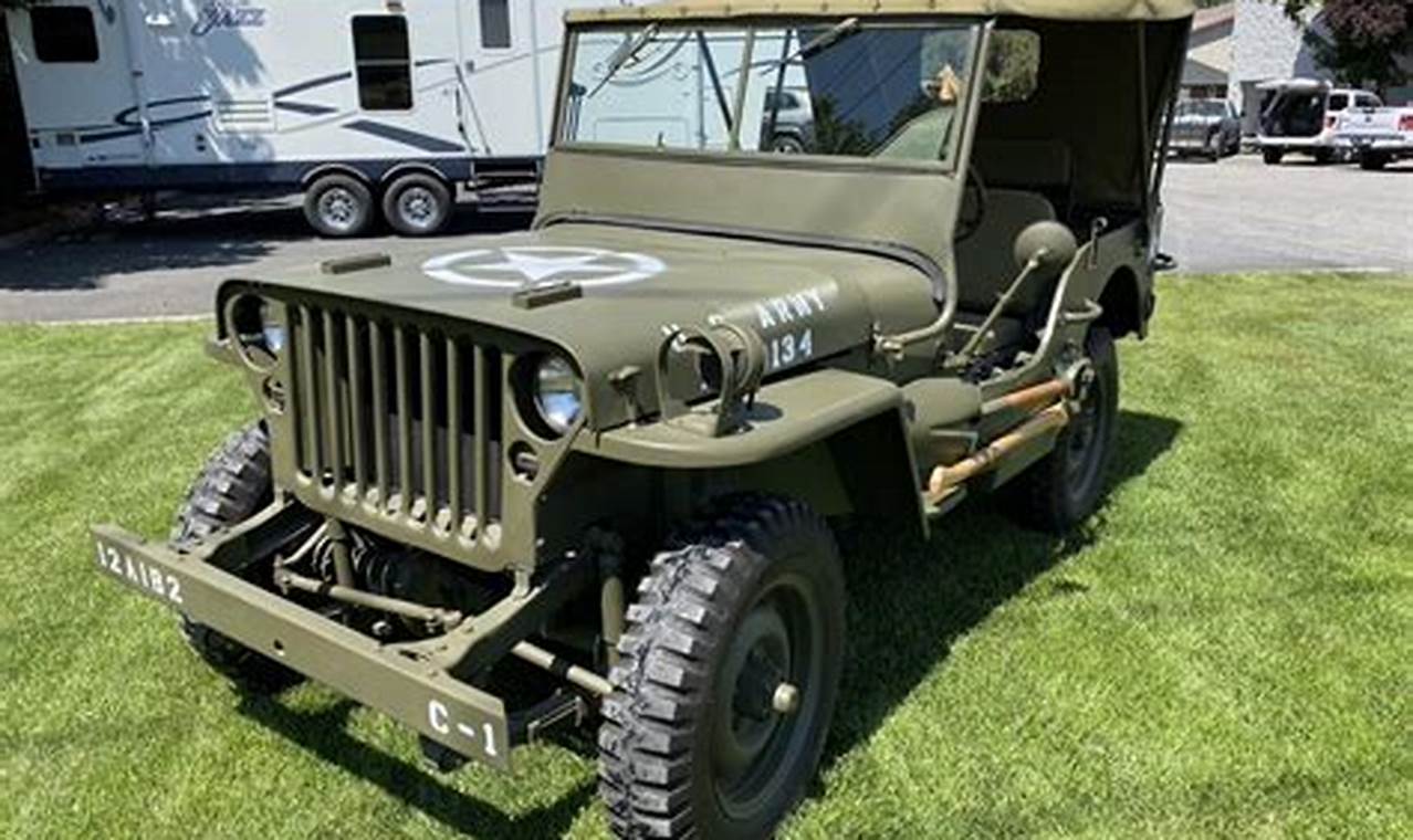 1942 willys jeep for sale