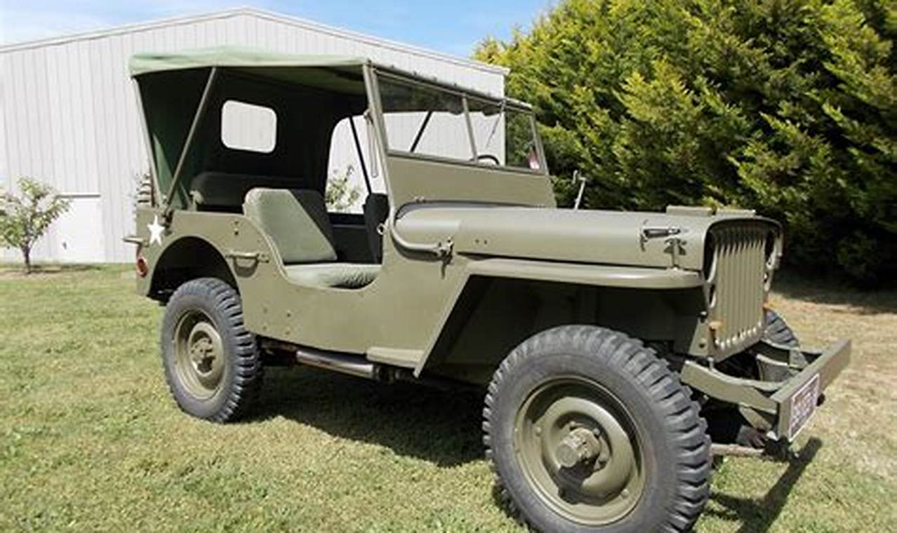 1944 jeep willys for sale