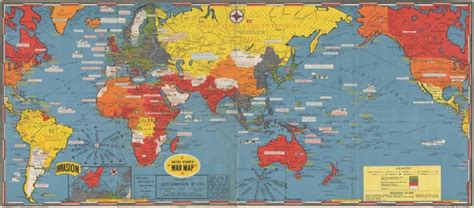 1944 Map Of The World