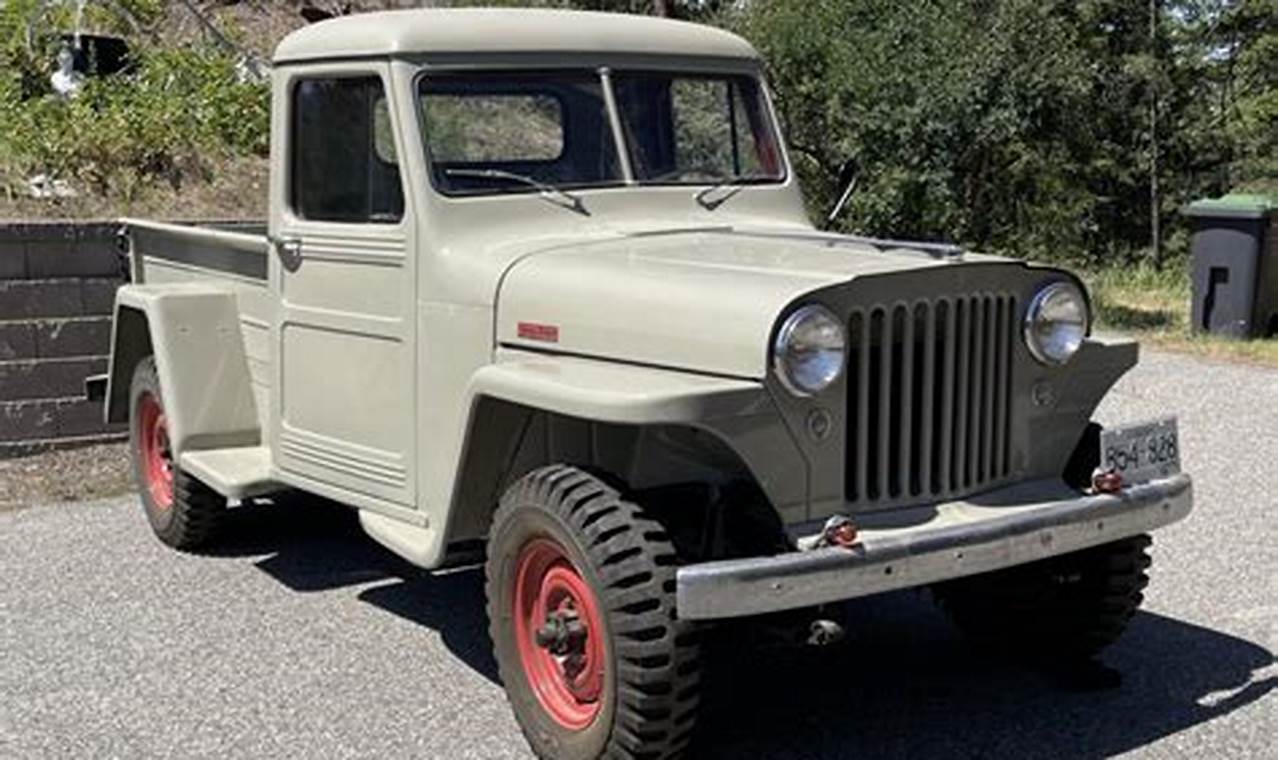 1948 jeep willys truck for sale