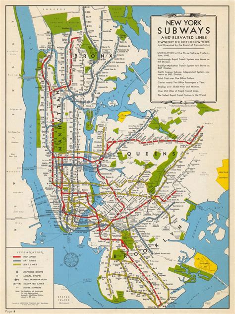 1949 New York City Transit Authority Report Includes Expansion Plan and