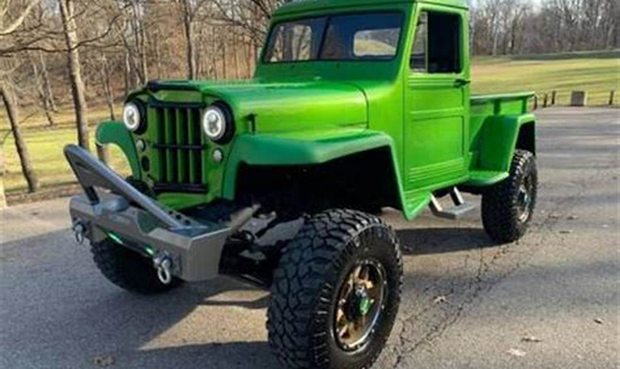 1950 willys jeep truck for sale
