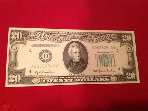 1950c 20 dollar bill