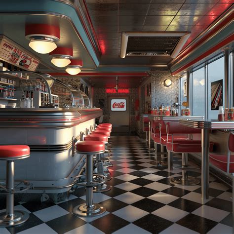 1950s Diner Interior