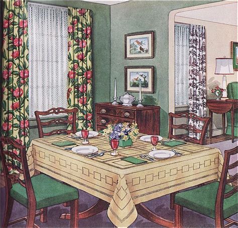 1950s dining room table