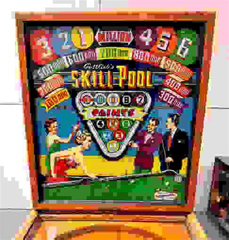 1952 Gottlieb Skill Pool Pinball Machine Part Catalog
