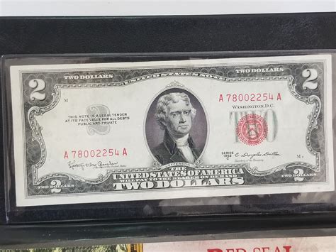 1953 $2 bill red seal
