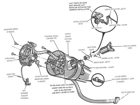 1955 Chevy Steering Column Diagrams: Your Roadmap to Classic Precision