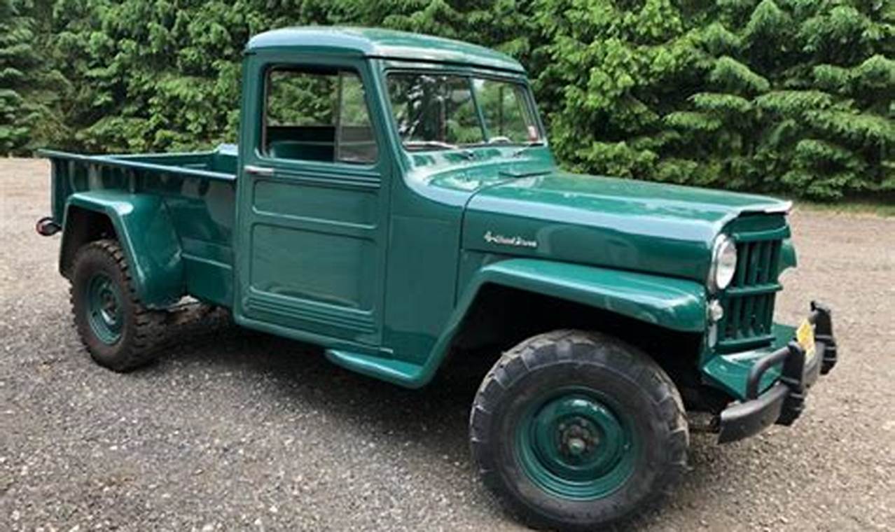 1956 willys jeep truck for sale