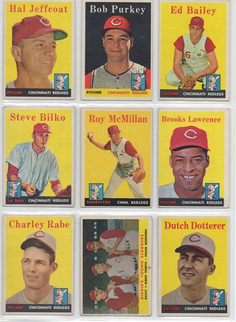 1958 cincinnati reds baseball roster