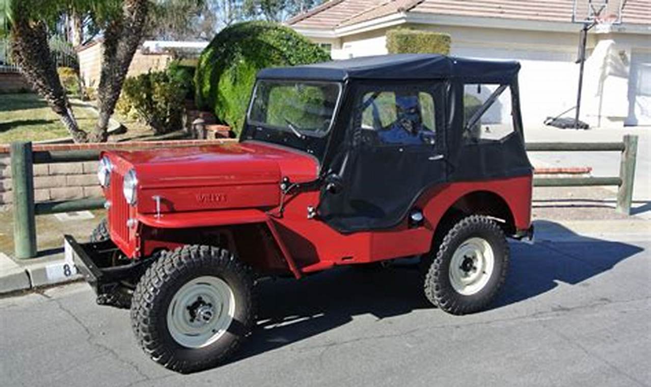 1962 mighty mite jeep for sale