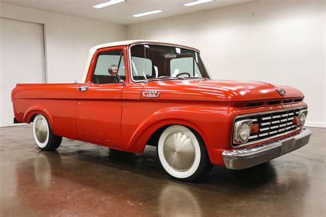 Iconic 1963 Ford F100 showcasing its classic American pickup truck design
