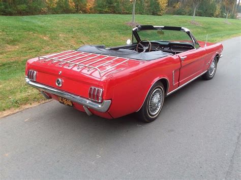 1965 Ford Mustang Convertible Poppy Red for sale Ford Mustang 1965