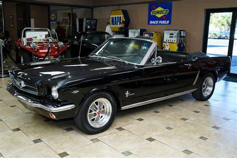 1965 Mustang Convertible Black