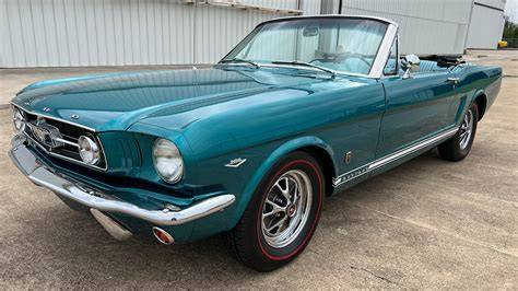 1965 Mustang Convertible Turquoise