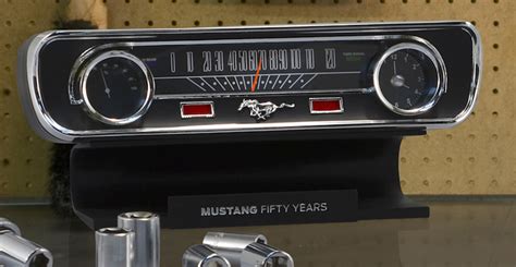 1965 Mustang Desktop Sound Clock Thermometer & Hygrometer uses
