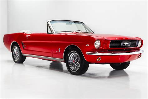 1966 ford mustang convertible red for sale