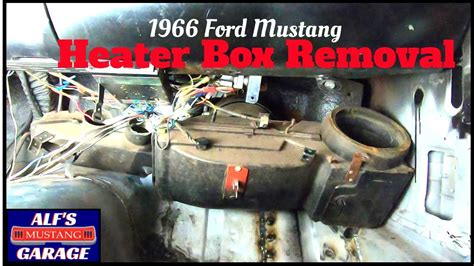 1966 mustang heater control removal
