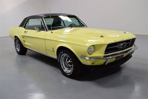1967 Mustang Convertible Springtime Yellow