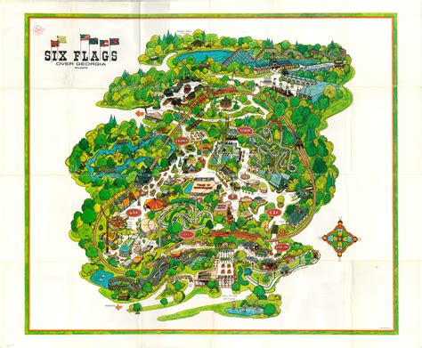 6 Flags Over Map Map