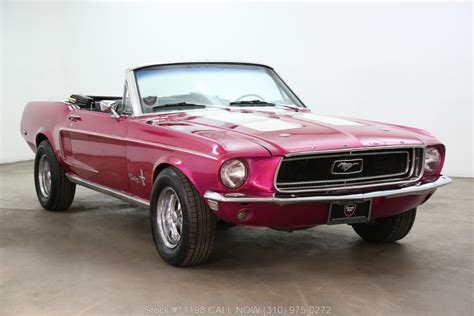 1968 Mustang Convertible Pink