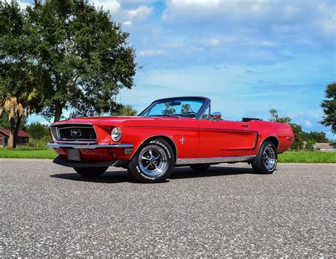 1968 Mustang Convertible Red