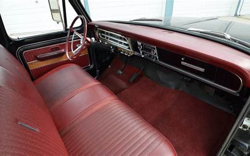 1969 Ford F100 Ranger Short Bed Interior