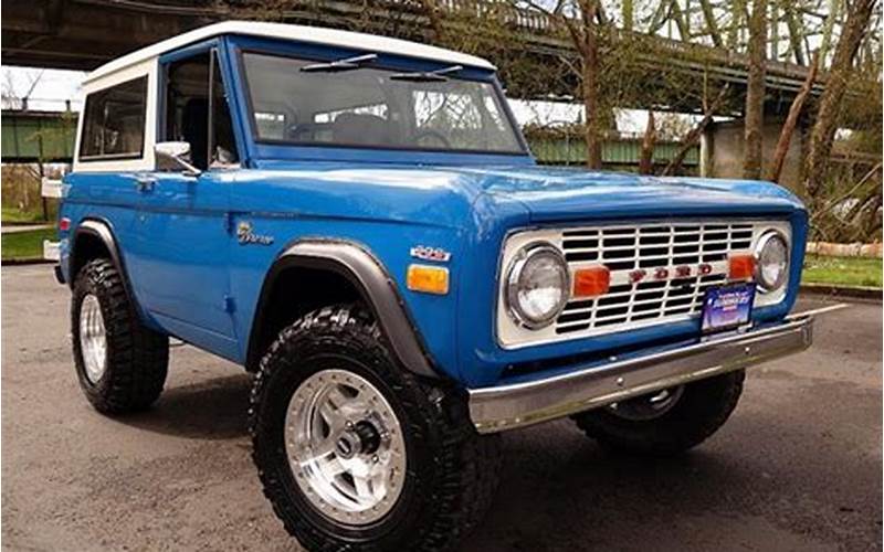1970 Ford Bronco For Sale