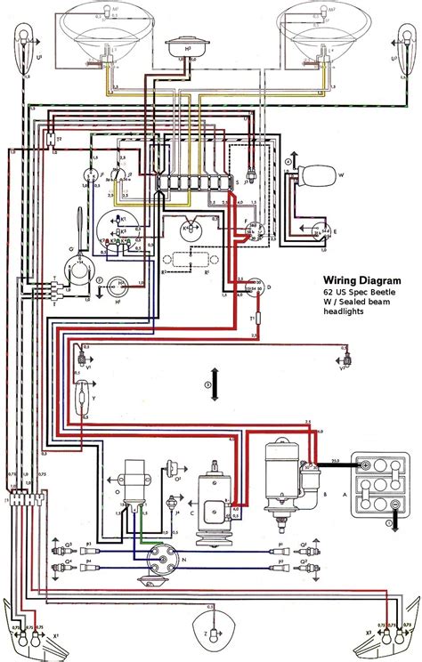 1971 VW Beetle Turn Signal Wiring Diagram