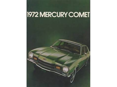 1972 Mercury Comet Part Catalogs