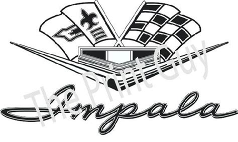 1972 Impala Printable Logo