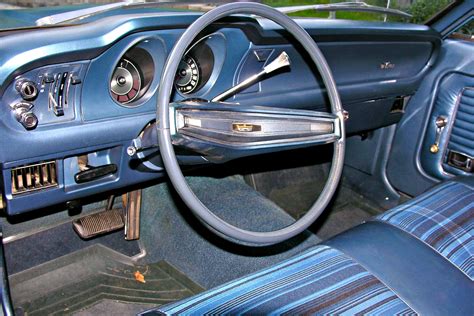 1973 Ford Maverick interior showcasing its classic dashboard and seating
