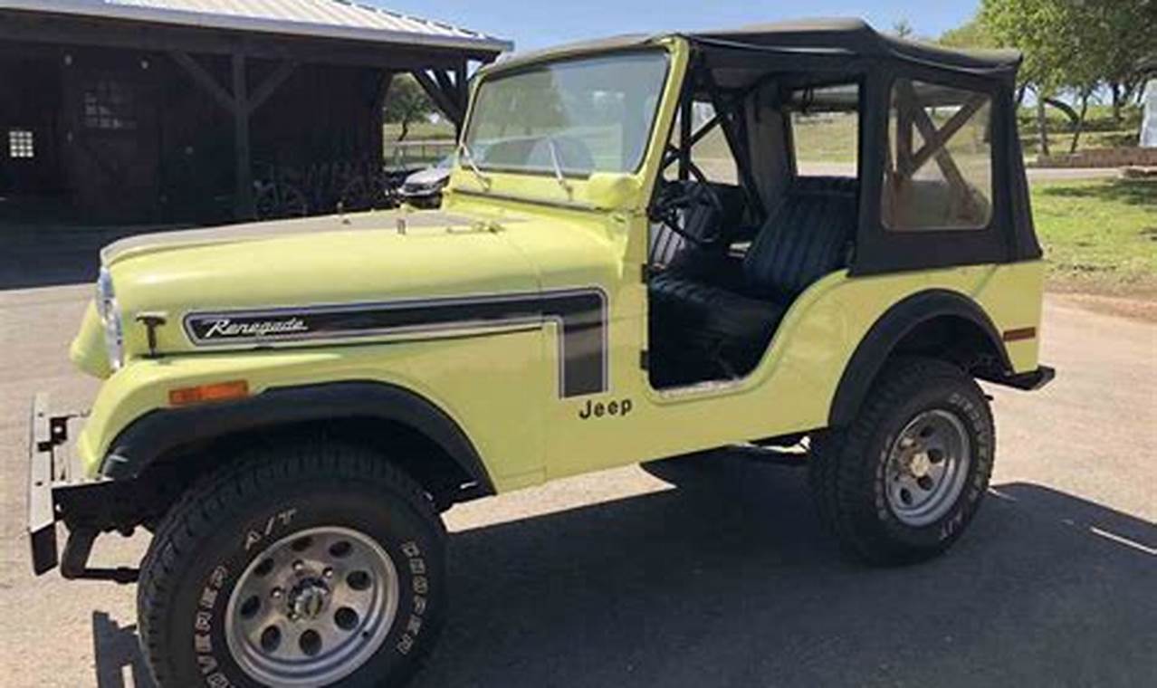 1974 jeep cj5 for sale