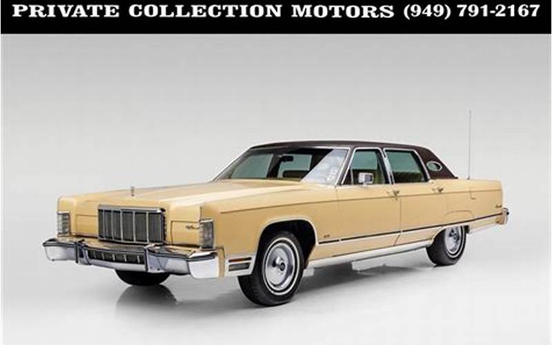1976 Lincoln Town Car Value