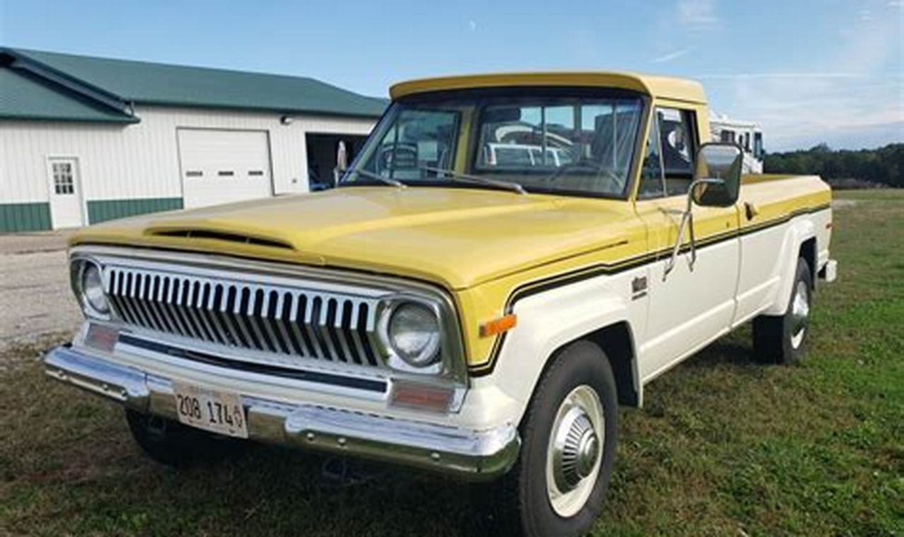 1976 jeep truck j20 for sale nada