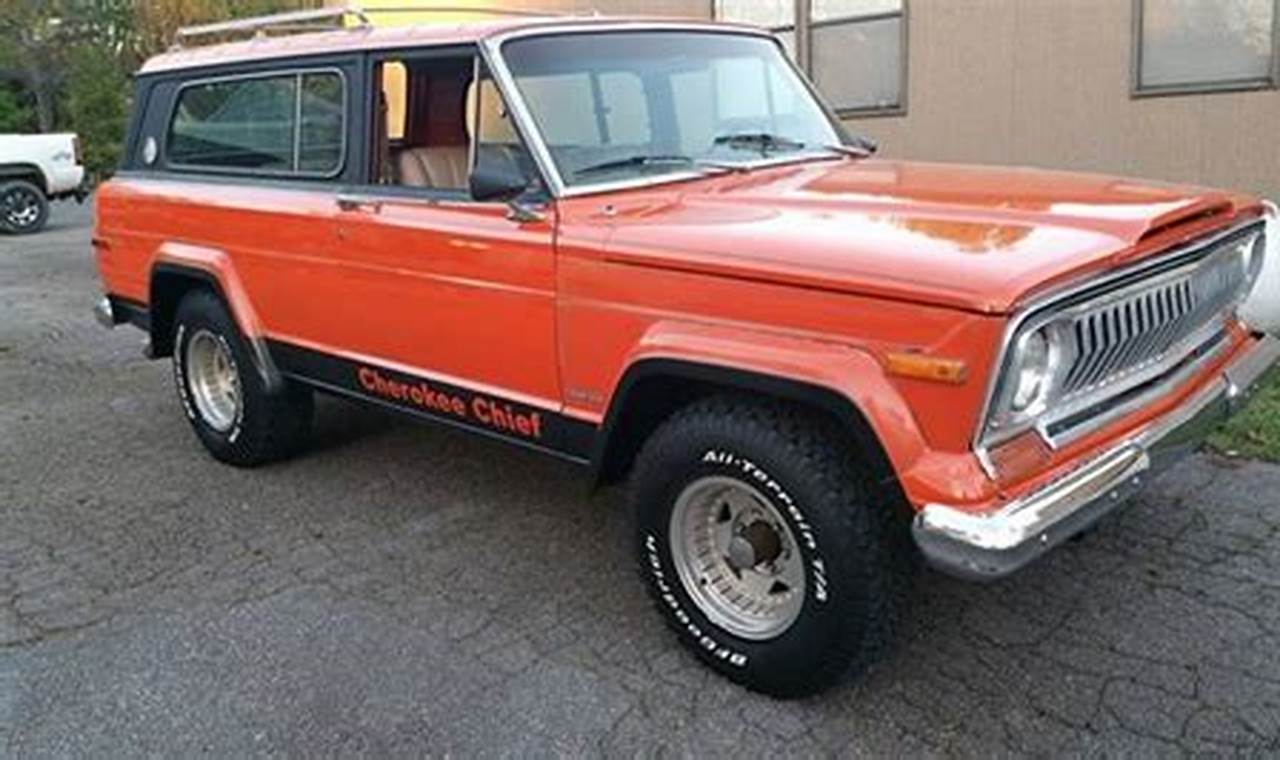 1977 full-size jeep cherokee i saw for sale the other day. 360 v8, 2 - door, quadrant-trac