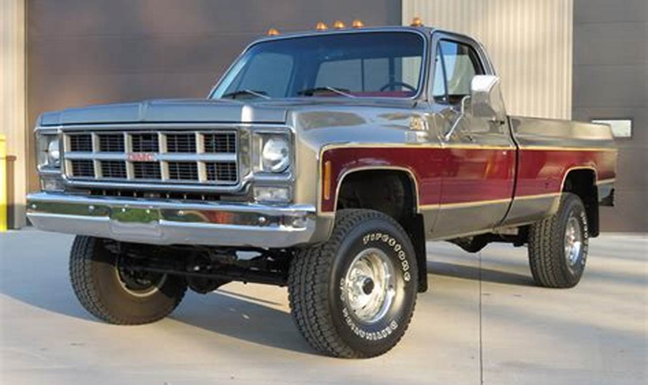 Uncover the Timeless Legacy of the 1977 GMC Sierra